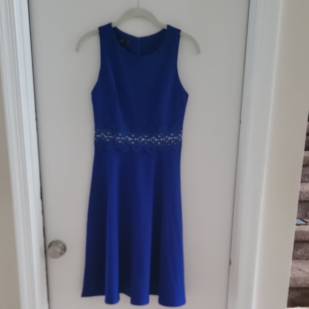 NWT Elegant Blue Sleeveless Dress
